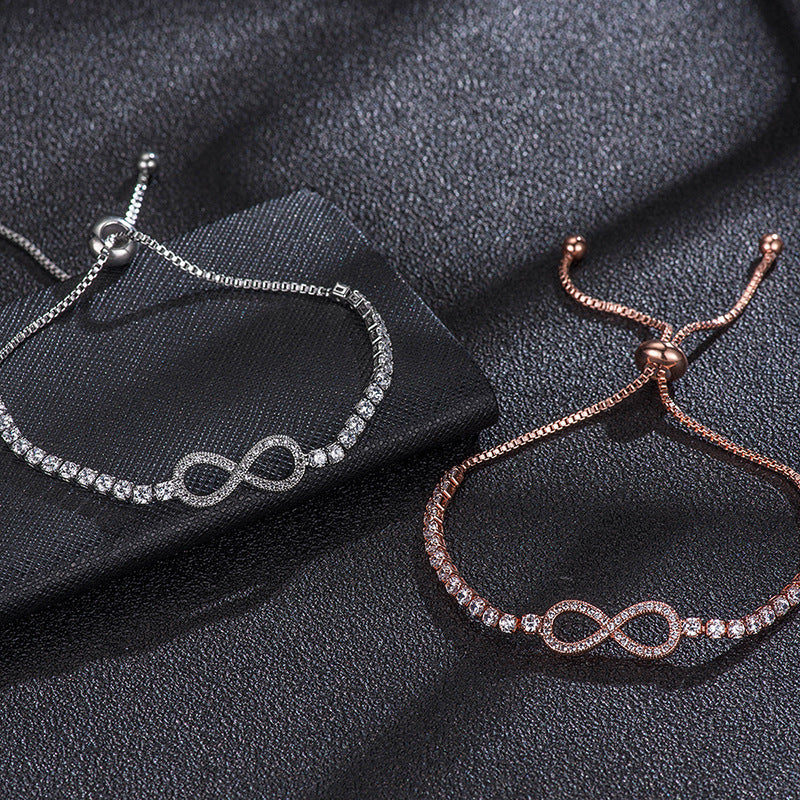 infaches, verstellbares 8-Form-Armband